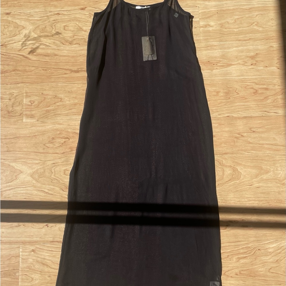 |Doen| Black Sheer Slip Dress Size XS NWT - Picture 5 of 13